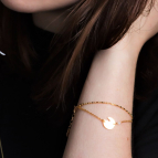 Bracelet chaîne goldfilled Freya - sur commande