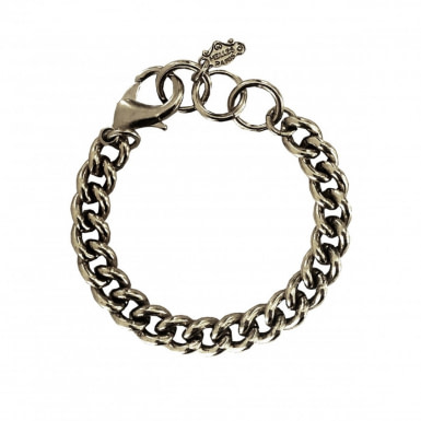Joobee : Bracelet grosse maille gourmette argentée de Helles