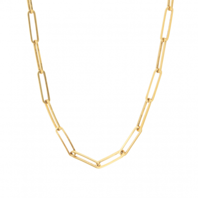 Joobee : collier maille rectangle Eternity de Helles