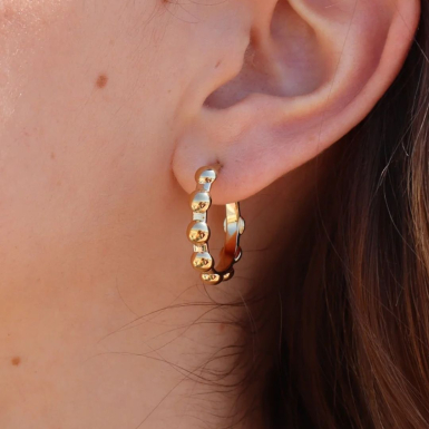 Boucles d'oreilles créoles Sophie