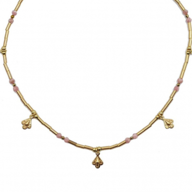 Joobee : collier perles labradorite Fès de Petite Madame