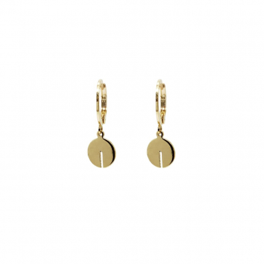 Boucles d'oreilles mini disque Gabie