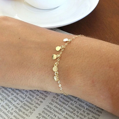Joobee : bracelet petites pampilles Thea de Sissi 100Fils porté